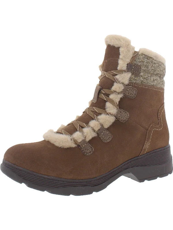 Aveleigh Zip Womens Suede Ankle Winter & Snow Boots