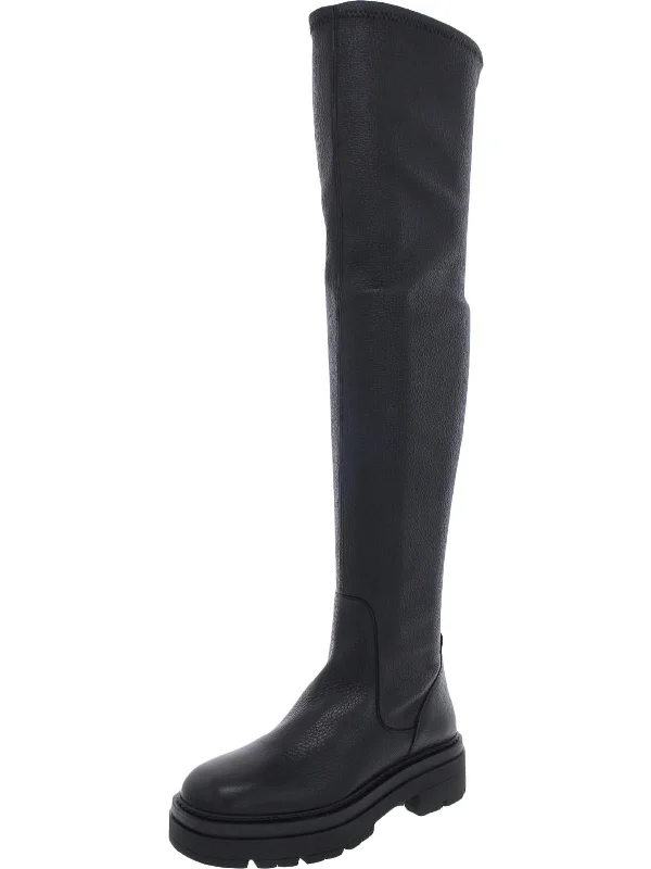 Industry Womens Textured Chunky Thigh-High Boots