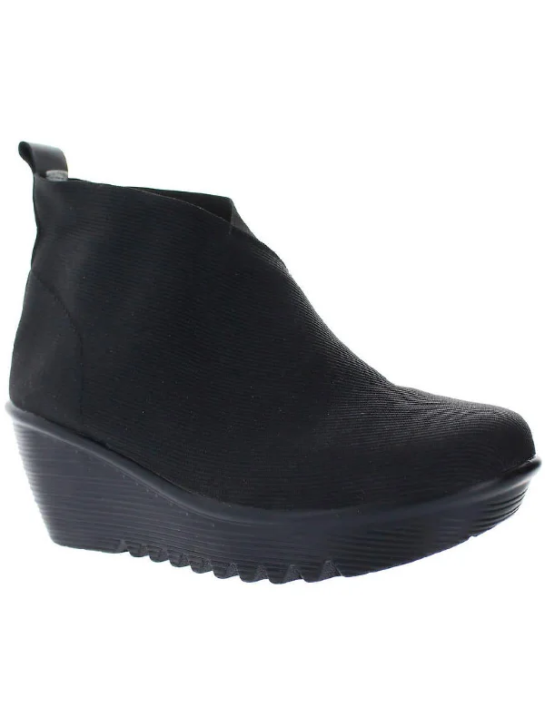 Maile Womens Slip On Booties Ankle Boots