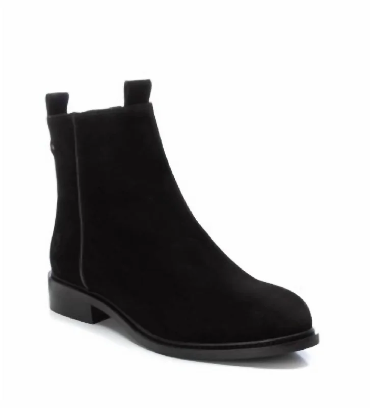 Women's Carmela Suede Booties In Black