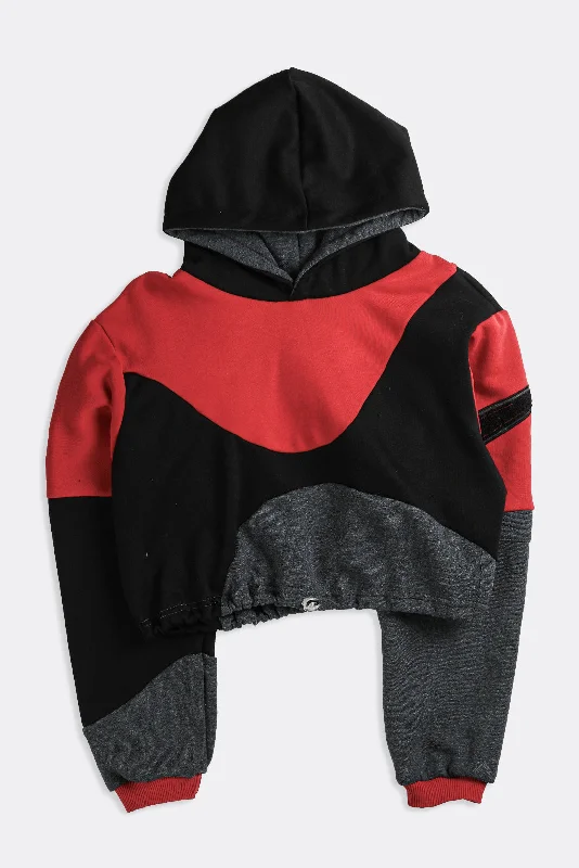 Rework Nike Wave Crop Sweatshirt - S