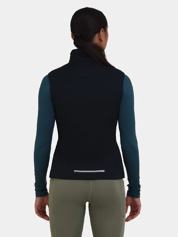 Flyweight Thermal Gilet For Women With Brushed Inner Fabric, Side & Internal Zip Pockets & Adjustable Toggles