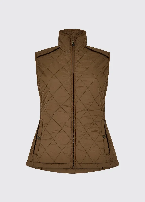 Heywood Women’s Quilted Gilet - Bronze