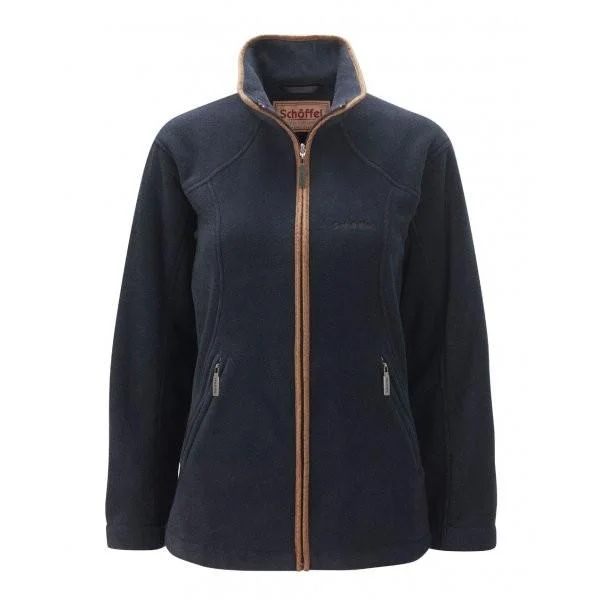 Schoffel Ladies Burley Fleece Jacket - Navy