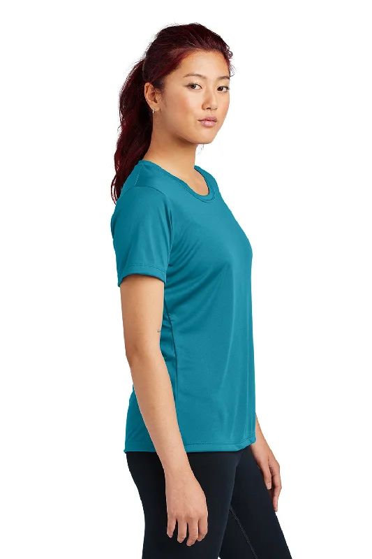 Sport-Tek Womens Competitor Moisture Wicking Short Sleeve Crewneck T-Shirt - Tropic Blue